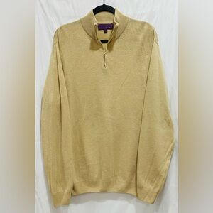 Earvin Magic Johnson Signature Sweater Size‎ L Made In Italy Wool Bland